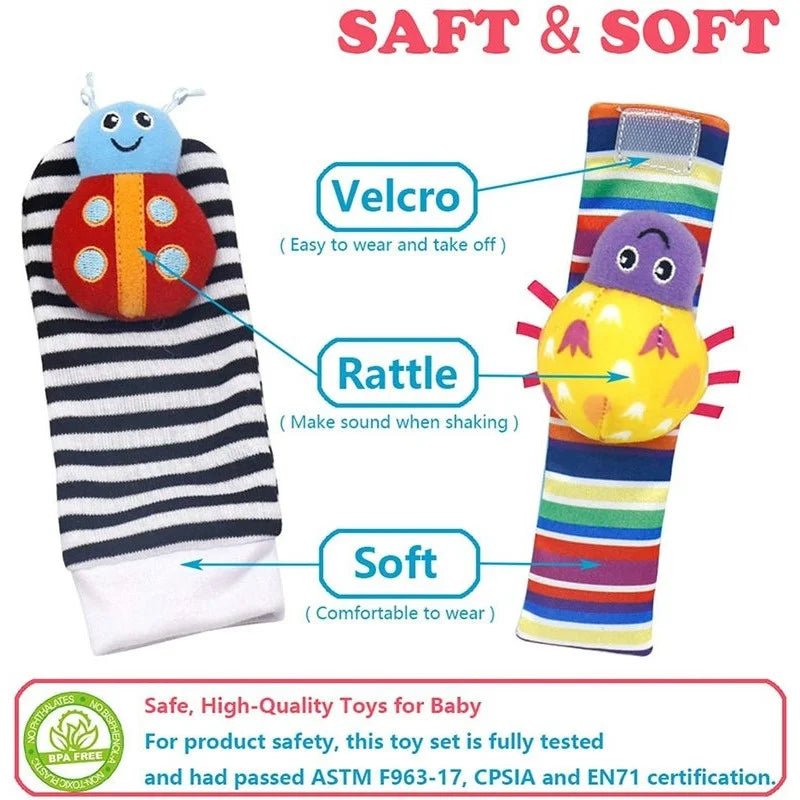 chaussette hochet™ | Découverte et amusement pour bébé - une douce complicite