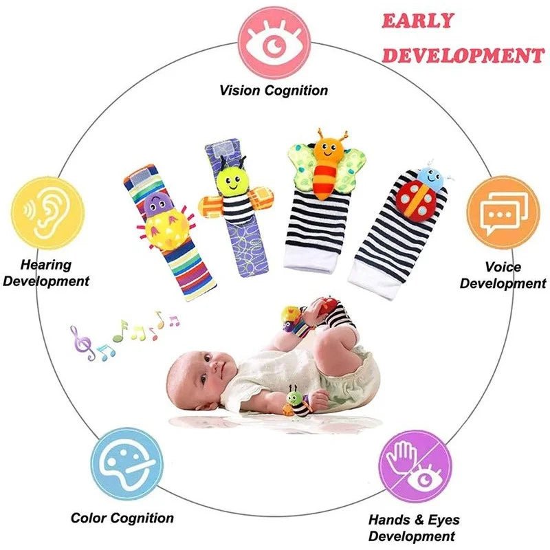 chaussette hochet™ | Découverte et amusement pour bébé - une douce complicite