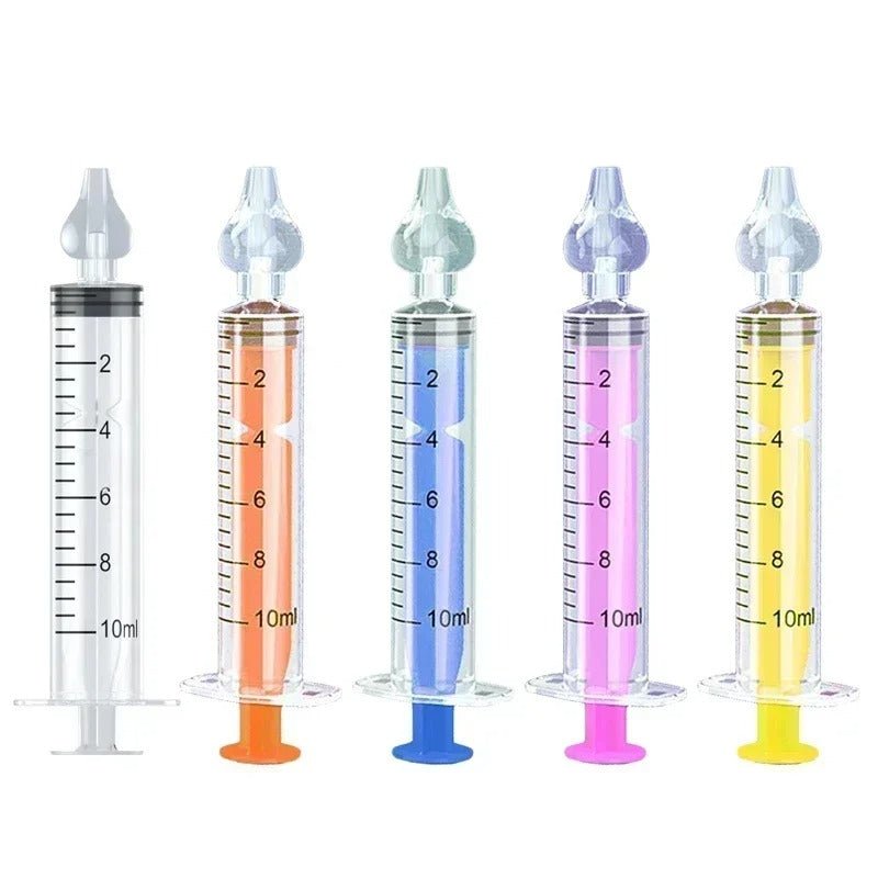 Needle Tube Baby Nasal Aspirator Syringe Baby Nose Cleaner Kids Rhinitis Nasal Washer Reusable Nasal Irrigator Washing for Child - une douce complicite
