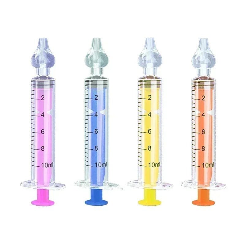 Needle Tube Baby Nasal Aspirator Syringe Baby Nose Cleaner Kids Rhinitis Nasal Washer Reusable Nasal Irrigator Washing for Child - une douce complicite