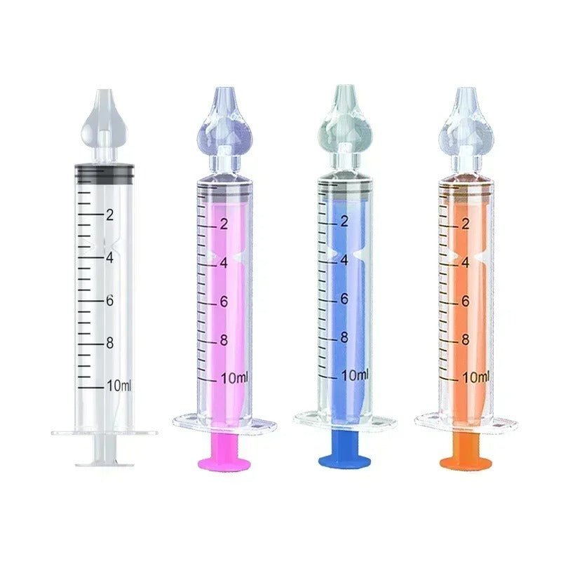 Needle Tube Baby Nasal Aspirator Syringe Baby Nose Cleaner Kids Rhinitis Nasal Washer Reusable Nasal Irrigator Washing for Child - une douce complicite